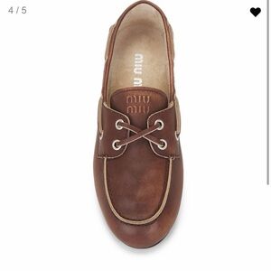 Miu Miu Boat Shoes